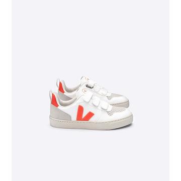 Αθλητικά Παπούτσια παιδικα Veja V-10 CWL White/Orange | GR 858DFM